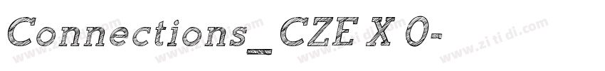 Connections_CZE X 0字体转换